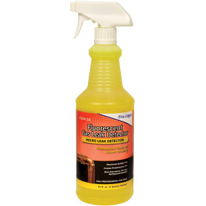 Gas Leak Detector, Fluorescent 1 Quarter Spray Bottle Nucalgon 4184-24 Gas Leak Detector, Fluorescent 1 Quarter Spray Bottle Nucalgon 4184-24