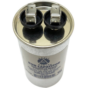 Appli Parts Run Capacitor for ac 30 Mfd uF (microfarads) 370 VAC or 450 VAC CBB65 Round Universal fit for hvac and other applications 3-7/8in High 1-3/4in Wide CON-30-450 Appli Parts Run Capacitor for ac 30 Mfd uF (microfarads) 370 VAC or 450 VAC CBB65 Round Universal fit for hvac and other applications 3-7/8in High 1-3/4in Wide CON-30-450