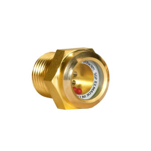 Danfoss 014L0006 Sight Glass socket 1/2in SGP 1/2 RN NPT R410/R22/R404/R134