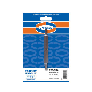 Screwdriver Bit 5/32 Allen / 1/8 Allen Uniweld Rsdbit6 Screwdriver Bit 5/32 Allen / 1/8 Allen Uniweld Rsdbit6