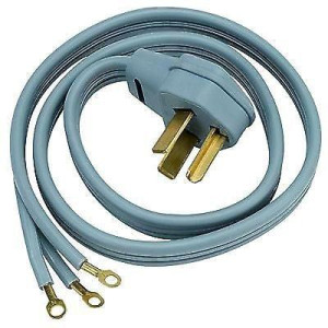 GE WX09X10004 Genuine OEM Dryer Power Cord 6 Feet 30 Amp 3 Wires 
Fits: WX9X4 WX9X4DS
