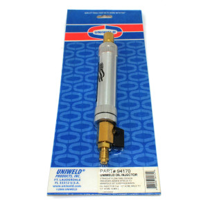 Refillable Oil/Dye Injector Uniweld 1/2" Flare 94170
 Refillable Oil/Dye Injector Uniweld 1/2" Flare 94170