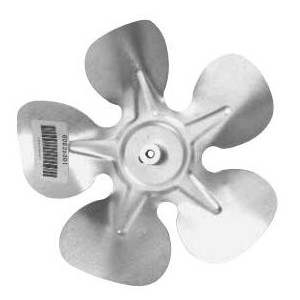 Packard Aluminum Fan Blades 10 in. Cw Bore 5/16 in. max rpm 2500, 5 blades. A61312 Replaces 07595, 5fr1031-2, 1010362, 60837001