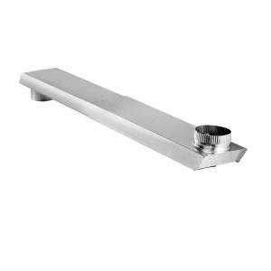 Lambro 3006 Rectangular Aluminum Dryer Duct, Titefit 90 Degree 24 inch - 41 inch Lambro 3006 Rectangular Aluminum Dryer Duct, Titefit 90 Degree 24 inch - 41 inch