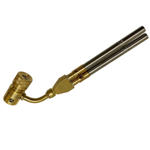 Appli Parts APHT-1D2 Double Burner Hand Torch for Soldering Brazing with Map or Propane Fuel Swivel Tip for uses in plumbing refrigeration air conditioning and more Appli Parts APHT-1D2 Double Burner Hand Torch for Soldering Brazing with Map or Propane Fuel Swivel Tip for uses in plumbing refrigeration air conditioning and more