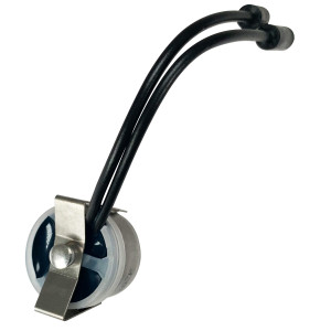 Appli Parts APBT-L40C Bimetal Thermostat 2 Wire, Open 40 F and Close 20 F, With Clip, black and black colored wires, Reference BIM-316 / Thermodisc Appli Parts APBT-L40C Bimetal Thermostat 2 Wire, Open 40 F and Close 20 F, With Clip, black and black colored wires, Reference BIM-316 / Thermodisc