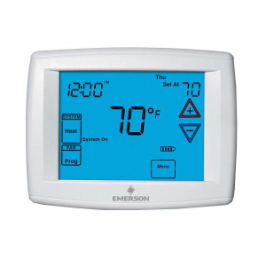 White Rodgers A/C Thermostat 1 Stage 24v Digital Touchscreen F/C Temperature Units 7 Independent Day 5/1/1 Day And Non-Programmable Options White Rodgers A/C Thermostat 1 Stage 24v Digital Touchscreen F/C Temperature Units 7 Independent Day 5/1/1 Day And Non-Programmable Options