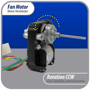 Appli Parts APFM-240369701AP Freezer Fan Motor replacement 6 W, 110 V, 60 Hz, 0.05 A, 3000 rpm, CCW rotation