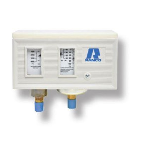 Ranco O12-5500-080 Dual Pressure Control O17-H4701-101  206-00231-003
Reset Auto Low 10-100 Psi, High 100-435 Psi Ranco O12-5500-080 Dual Pressure Control O17-H4701-101  206-00231-003
Reset Auto Low 10-100 Psi, High 100-435 Psi