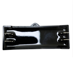 Appli Parts Fan Capacitor 12 mfd (microfarads) uf 250 VAC with 4 Terminal Connections compatible with any brand within the same range of capacitance 2-1/4in Width 7/8in Depth 1-3/4in Height CAP-12-250 Appli Parts Fan Capacitor 12 mfd (microfarads) uf 250 VAC with 4 Terminal Connections compatible with any brand within the same range of capacitance 2-1/4in Width 7/8in Depth 1-3/4in Height CAP-12-250