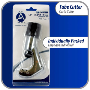 Appli Parts APT-TC274 1/8 in to 1-1/8 in Tube Cutter for Copper, Aluminum, Steel, PVC and other soft metal pipe for Plumbing and HVAC/R Professionals and DIY Applications  Appli Parts APT-TC274 1/8 in to 1-1/8 in Tube Cutter for Copper, Aluminum, Steel, PVC and other soft metal pipe for Plumbing and HVAC/R Professionals and DIY Applications