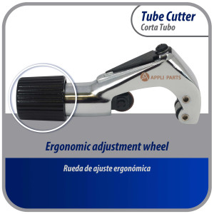 Appli Parts APT-TC274 1/8 in to 1-1/8 in Tube Cutter for Copper, Aluminum, Steel, PVC and other soft metal pipe for Plumbing and HVAC/R Professionals and DIY Applications  Appli Parts APT-TC274 1/8 in to 1-1/8 in Tube Cutter for Copper, Aluminum, Steel, PVC and other soft metal pipe for Plumbing and HVAC/R Professionals and DIY Applications