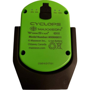 Maxxeon MXN00811, HiVis Green, 720 Lumens, USB Rechargeable LED Cyclops Workstar Work Light Maxxeon MXN00811, HiVis Green, 720 Lumens, USB Rechargeable LED Cyclops Workstar Work Light
