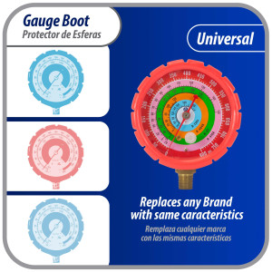 Appli Parts APMG-GBR 2.5 in Red Protective Gauge Boot for Manifold Gauge High pressure Appli Parts APMG-GBR 2.5 in Red Protective Gauge Boot for Manifold Gauge High pressure