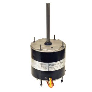MARS 10465 Outdoor Condenser Fan Motor Multi-Horsepower 1/6 -1/3 HP 1075rpm 208-230V/60Hz/1Ph 6poles 1shaft TEAO Enclosure 2speed 5.6diameter Reversible 5mfd/7.5mfd/370VAC Run Capacitor