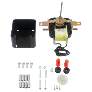 Supco SM998 Fan Motor Type 998 Universal Kit 220V 0.12A 1/200HP CW or CCW 3000rpm 1/8in by 2in breakable Shaft UL CSA 
Fits: NUV-998 APFM-998 90998