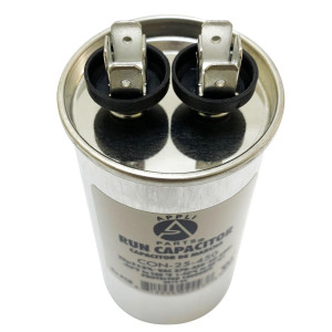 Appli Parts Run Capacitor for ac 25 Mfd uF (microfarads) 370 VAC or 450 VAC CBB65 Round Universal fit for hvac and other applications in High in Wide CON-25-450
 Appli Parts Run Capacitor for ac 25 Mfd uF (microfarads) 370 VAC or 450 VAC CBB65 Round Universal fit for hvac and other applications in High in Wide CON-25-450