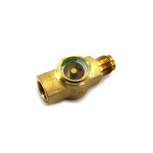 Danfoss SGP 12 I 1/2 in Sight Glass, Flare, Male x Female Connections, Multirefrigerant, 014L0025 Danfoss SGP 12 I 1/2 in Sight Glass, Flare, Male x Female Connections, Multirefrigerant, 014L0025