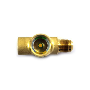 Danfoss SGP 12 I 1/2 in Sight Glass, Flare, Male x Female Connections, Multirefrigerant, 014L0025 Danfoss SGP 12 I 1/2 in Sight Glass, Flare, Male x Female Connections, Multirefrigerant, 014L0025