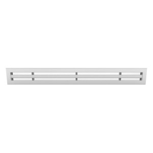 Linear Bar Diffuser White Aluminum with 3 Slots of 1in Separation 48in Lenght DLCLB480003 Vermont Linear Bar Diffuser White Aluminum with 3 Slots of 1in Separation 48in Lenght DLCLB480003 Vermont