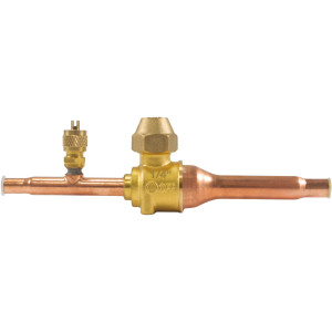 Appli Parts APBV-014 1/4 in Shut Off Ball Valve ODF Universal Replacement 610 psi (4.2 Mpa) max pressure -22 F to 248 F work temperature with 1/4 in SAE service port, with 6-1/2 in overall length Appli Parts APBV-014 1/4 in Shut Off Ball Valve ODF Universal Replacement 610 psi (4.2 Mpa) max pressure -22 F to 248 F work temperature with 1/4 in SAE service port, with 6-1/2 in overall length