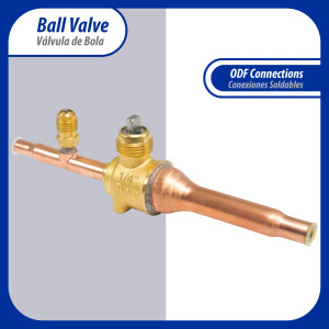 Appli Parts APBV-014 1/4 in Shut Off Ball Valve ODF Universal Replacement 610 psi (4.2 Mpa) max pressure -22 F to 248 F work temperature with 1/4 in SAE service port, with 6-1/2 in overall length Appli Parts APBV-014 1/4 in Shut Off Ball Valve ODF Universal Replacement 610 psi (4.2 Mpa) max pressure -22 F to 248 F work temperature with 1/4 in SAE service port, with 6-1/2 in overall length