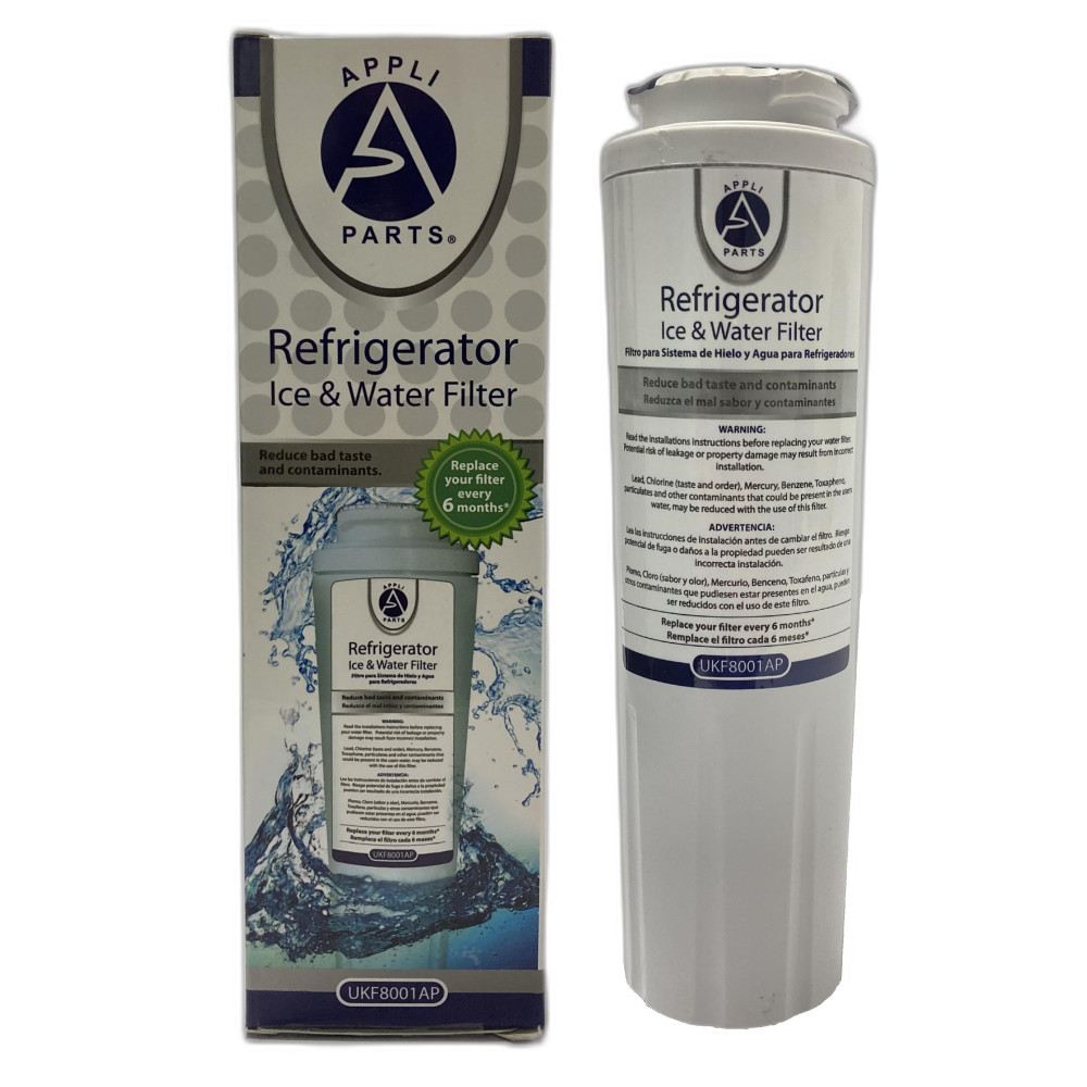 Appli Parts UKF8001AXXAP Water Filter replacement for Maytag Everydrop EDR4RXD1 Filter 4, UKF8001 W10790818 UKF8001AXX 4396395 67006470 W10790818