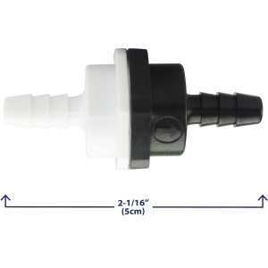 SpeedClean CJ2-07-1 Water Tank Check Valve, 1/4 Bard 1/3 PSI 
 SpeedClean CJ2-07-1 Water Tank Check Valve, 1/4 Bard 1/3 PSI