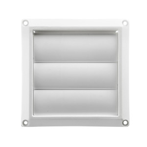 Lambro 1423W Plastic Louvered Vent, 4 inch, White  Lambro 1423W Plastic Louvered Vent, 4 inch, White