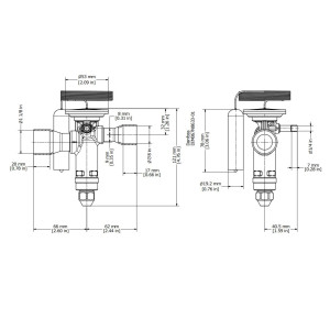 Danfoss 067N2032 15TR Thermostatic expansion valve, TGE, R22,R407C, 7/8x1-1/8 in Solder, ODF, 1/4 in Externally equalized, Bi-flow, -15 to 50 F, replaces 067N2012 Danfoss 067N2032 15TR Thermostatic expansion valve, TGE, R22,R407C, 7/8x1-1/8 in Solder, ODF, 1/4 in Externally equalized, Bi-flow, -15 to 50 F, replaces 067N2012