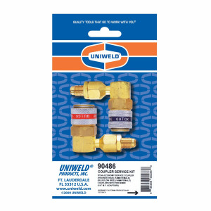 Quick Coupler Automatic Sevice Kit R134 With 1/4" Adaptor Uniweld 90486 Quick Coupler Automatic Sevice Kit R134 With 1/4" Adaptor Uniweld 90486