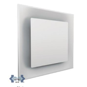 Ceiling Diffuser with Square Plate White Aluminum 8in diameter DPLLB08 Vermont Ceiling Diffuser with Square Plate White Aluminum 8in diameter DPLLB08 Vermont