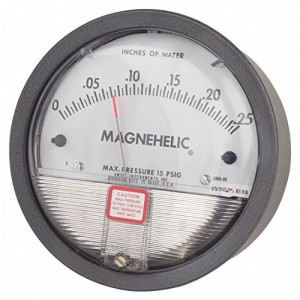 Magnehelic Differential Presure Gauge 0-0.25 Inch Wc 102001-01 3T314
