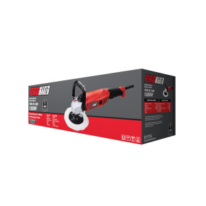 Promaker Electric Polisher PRO-PL1300
Voltage - Frequency: 120V - 60Hz
Amperage: 11.2AMP
Power: 1300W
Speed: 0-3000rpm
Grinding Disc Diameter: 7in(180mm)
Weight: 8.8Lb
Cord: 6.5ft Promaker Electric Polisher PRO-PL1300
Voltage - Frequency: 120V - 60Hz
Amperage: 11.2AMP
Power: 1300W
Speed: 0-3000rpm
Grinding Disc Diameter: 7in(180mm)
Weight: 8.8Lb
Cord: 6.5ft