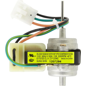 GE WR60X10168 Genuine OEM Condenser Fan Motor 
Fits: WR60X10028 WR60X10018 WR60X10021 WR60X10061 WR60X10153 197D1871P015 E172722 IS-23213GEA
 GE WR60X10168 Genuine OEM Condenser Fan Motor 
Fits: WR60X10028 WR60X10018 WR60X10021 WR60X10061 WR60X10153 197D1871P015 E172722 IS-23213GEA