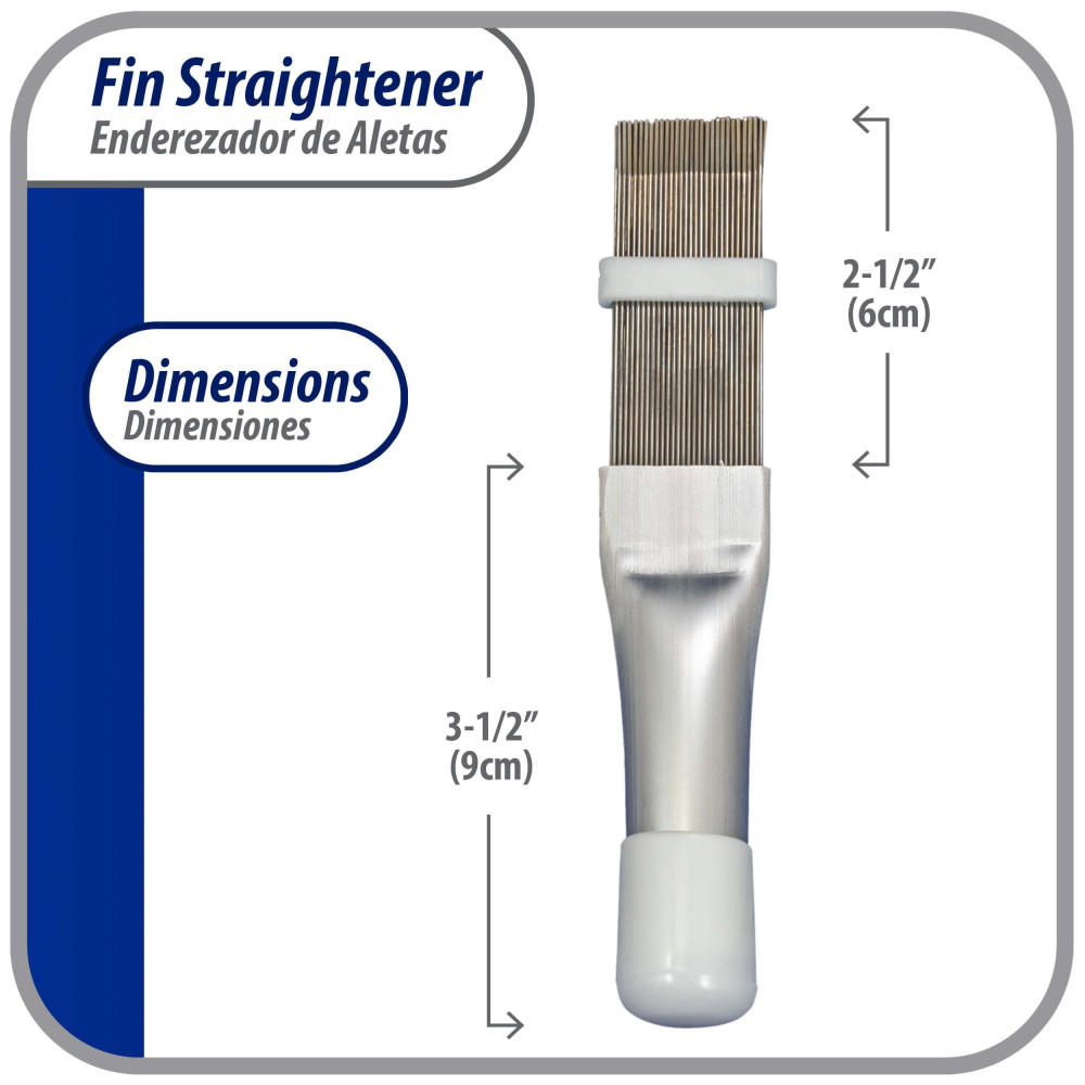 A/C Fin Comb & Condenser Cleaning Tool Set – HVAC Coil Repair Brush By LAVA