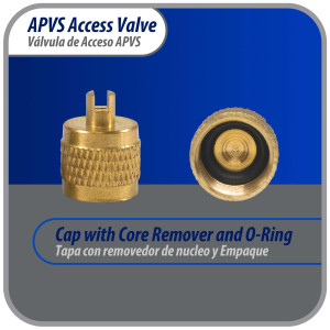 Appli Parts APVS-14182K10 10 Pack 1/4 in SAE Access Schrader Valve x 1/8 ODF x 2 in Copper Stem with Valve Core and Cap with gasket and core remover for AC and refrigeration systems Appli Parts APVS-14182K10 10 Pack 1/4 in SAE Access Schrader Valve x 1/8 ODF x 2 in Copper Stem with Valve Core and Cap with gasket and core remover for AC and refrigeration systems