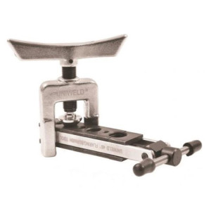 Uniweld 70004 Heavy Duty Flare/Burnish Tool 45 degrees 3/16, 1/4, 5/16, 3/8, 1/2, 5/8 OD inches Tubing