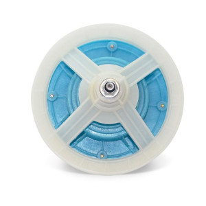 Appli Parts APTW-81026 Mabe Washing Machine Transmission replacement, Splined Shaft, 10 Splines, 4 Hole Base, Pulley 6-3/16 in 157 mm Appli Parts APTW-81026 Mabe Washing Machine Transmission replacement, Splined Shaft, 10 Splines, 4 Hole Base, Pulley 6-3/16 in 157 mm