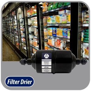 Appli Parts APFD-082 1/4 in Liquid Line Refrigerant AC Filter Drier hvac Refrigeration 082 SAE Flare connection universal unidirectional 6in long 2-1/4 in wide Appli Parts APFD-082 1/4 in Liquid Line Refrigerant AC Filter Drier hvac Refrigeration 082 SAE Flare connection universal unidirectional 6in long 2-1/4 in wide