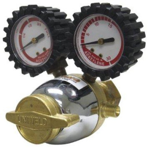 Acetylene Single Stage Regulator Uniweld CGA-520 Connection Rb2