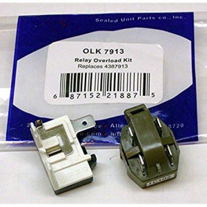 Supco OLK7913 Overload Relay Kit 
Fits: WP4387913 IC102 OL1