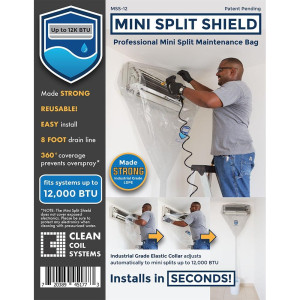 Mini Split Clean Bag 12 Fits Systems Up To 12000btu, Cleaning Kit Maintenance Bag
Fit NuCalgon CleanGuard 4150-01 Mini Split Clean Bag 12 Fits Systems Up To 12000btu, Cleaning Kit Maintenance Bag
Fit NuCalgon CleanGuard 4150-01