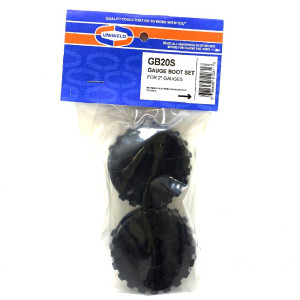 Uniweld Protective Gauge Boots 2in / 50mm Black Gb20s Uniweld Protective Gauge Boots 2in / 50mm Black Gb20s