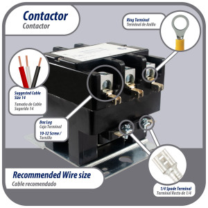 Appli Parts APAC-375120 Heavy Duty 3 Poles Contactor 75 Amp 120 Volts Coil Replacement for ac Compressor and Electrical Applications UL Certified 476929 Appli Parts APAC-375120 Heavy Duty 3 Poles Contactor 75 Amp 120 Volts Coil Replacement for ac Compressor and Electrical Applications UL Certified 476929