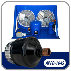 Appli Parts APFD-164S 1/2 in Liquid Line Refrigerant AC Filter Drier hvac Refrigeration 164S ODF Sweat Solder connection universal unidirectional 7in long 3in wide Appli Parts APFD-164S 1/2 in Liquid Line Refrigerant AC Filter Drier hvac Refrigeration 164S ODF Sweat Solder connection universal unidirectional 7in long 3in wide