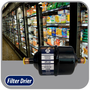 Appli Parts APFD-164S 1/2 in Liquid Line Refrigerant AC Filter Drier hvac Refrigeration 164S ODF Sweat Solder connection universal unidirectional 7in long 3in wide Appli Parts APFD-164S 1/2 in Liquid Line Refrigerant AC Filter Drier hvac Refrigeration 164S ODF Sweat Solder connection universal unidirectional 7in long 3in wide