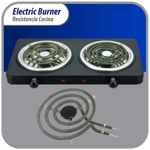 Appli Parts REC-136 Range Heater Element 3 Turns, 6 in, 110 V, Universal Replacement SP111YA, TS3W6111, SU207, S36Y11-120V, TS3W6111PAC, and others