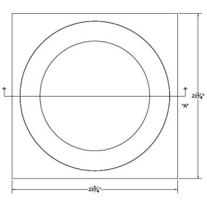 Aluminum Round Diffuser White 10in Diameter. Vermont DPCLB10 Aluminum Round Diffuser White 10in Diameter. Vermont DPCLB10