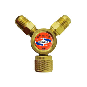 Uniweld UYA38 Maxevac Y Adpater 3/8 FF X 3/8 MF Uniweld UYA38 Maxevac Y Adpater 3/8 FF X 3/8 MF